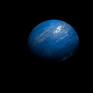 The artist's impression of TOI-1247 b artist's rendition