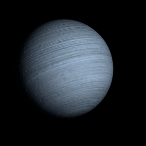 The artist's impression of TOI-1259A b artist's rendition