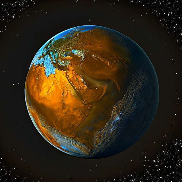 The artist's impression of TOI-1260 b artist's rendition