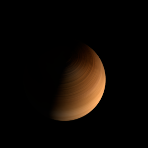 The artist's impression of TOI-1272 b artist's rendition