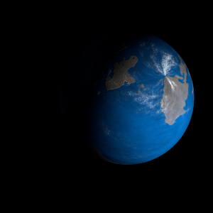 The artist's impression of TOI-1272 c artist's rendition