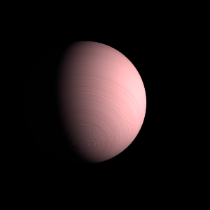 The artist's impression of TOI-1333 Ab artist's rendition
