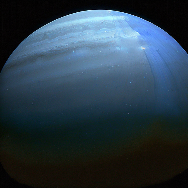 The artist's impression of TOI-1338 c artist's rendition