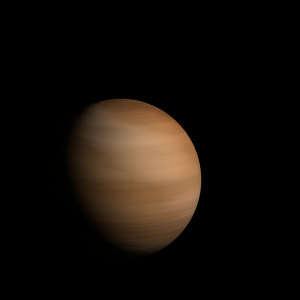 The artist's impression of TOI-1347 b artist's rendition