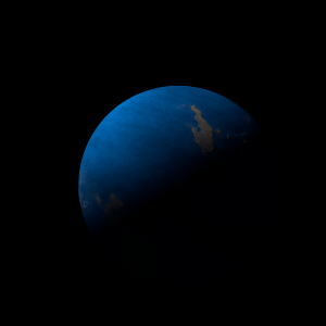 The artist's impression of TOI-1386 c artist's rendition