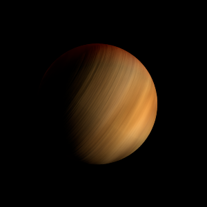 The artist's impression of TOI-1410 Ab artist's rendition