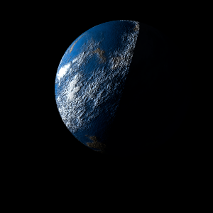 The artist's impression of TOI-1416 b artist's rendition