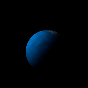 The artist's impression of TOI-1444 b artist's rendition