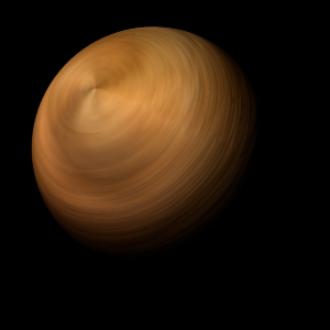 The artist's impression of TOI-1470 b artist's rendition
