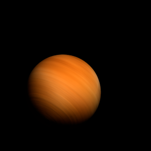 The artist's impression of TOI-1471 c artist's rendition