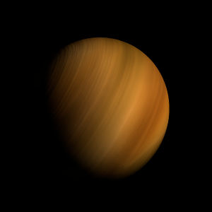 The artist's impression of TOI-1670 b artist's rendition