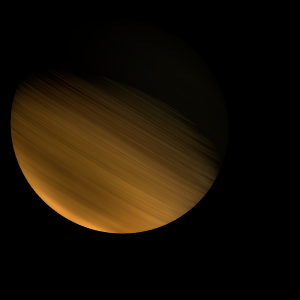 The artist's impression of TOI-1710 b artist's rendition
