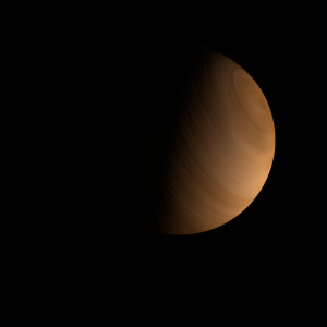 The artist's impression of TOI-1723 b artist's rendition