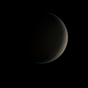 The artist's impression of TOI-1728 b artist's rendition