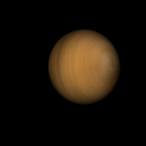 The artist's impression of TOI-1736 Ac artist's rendition