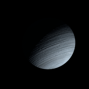 The artist's impression of TOI-1789 b artist's rendition