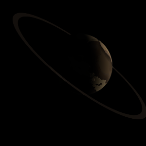 The artist's impression of TOI-178 e artist's rendition