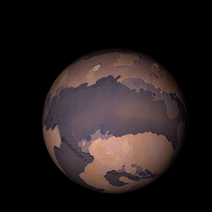 The artist's impression of TOI-1798 c artist's rendition