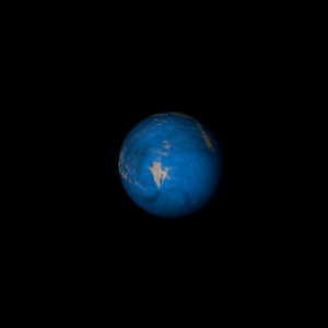 The artist's impression of TOI-1803 c artist's rendition