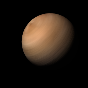 The artist's impression of TOI-1828 b artist's rendition