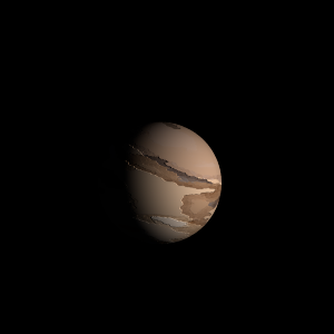The artist's impression of TOI-2018 b artist's rendition