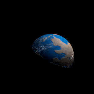 The artist's impression of TOI-2068 Ab artist's rendition