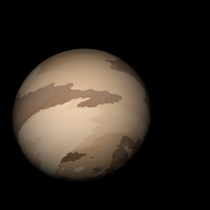 The artist's impression of TOI-2076 d artist's rendition