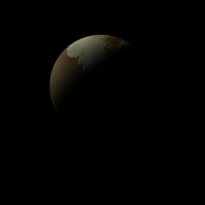 The artist's impression of TOI-2081 b artist's rendition
