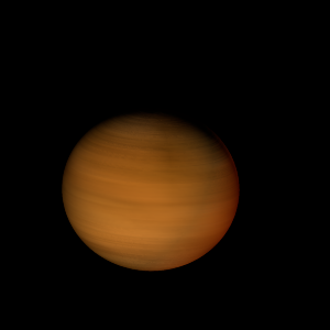 The artist's impression of TOI-2084 b artist's rendition