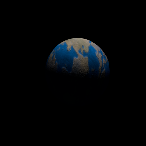 The artist's impression of TOI-2128 Ab artist's rendition