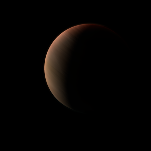 The artist's impression of TOI-2134 c artist's rendition