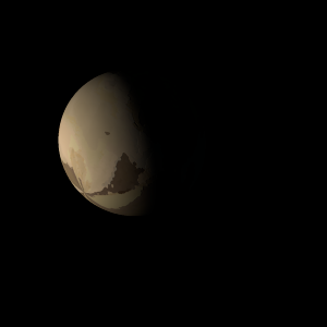 The artist's impression of TOI-2141 d artist's rendition