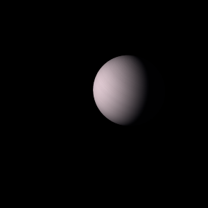The artist's impression of TOI-2145 b artist's rendition