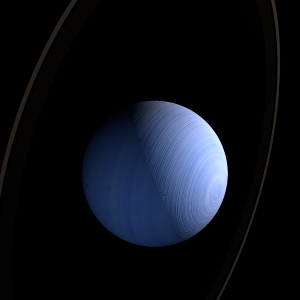 The artist's impression of TOI-2152 Ab artist's rendition