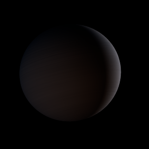 The artist's impression of TOI-2158 b artist's rendition