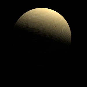 The artist's impression of TOI-2180 b artist's rendition