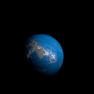 The artist's impression of TOI-2194 b artist's rendition