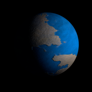 The artist's impression of TOI-2260 b artist's rendition