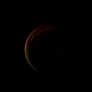 The artist's impression of TOI-2345 b artist's rendition