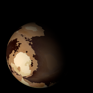 The artist's impression of TOI-2373 b artist's rendition