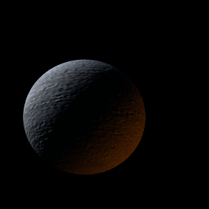 The artist's impression of TOI-2382 b artist's rendition