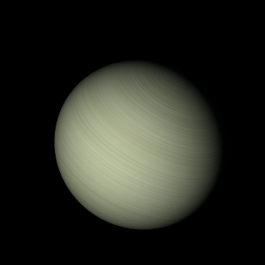 The artist's impression of TOI-2529 b artist's rendition