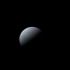 The artist's impression of TOI-2537 b artist's rendition