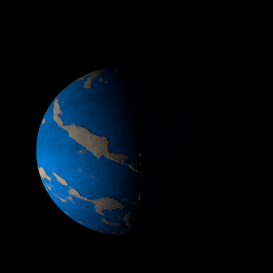 The artist's impression of TOI-257 b artist's rendition