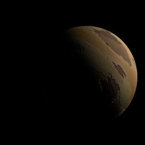 The artist's impression of TOI-260 b artist's rendition