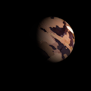 The artist's impression of TOI-286 c artist's rendition