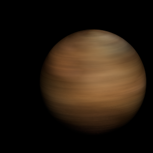 The artist's impression of TOI-2876 b artist's rendition