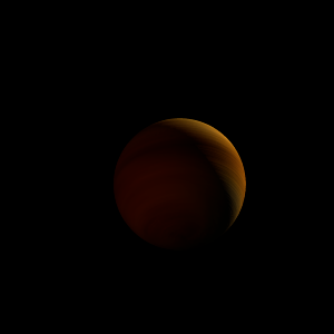 The artist's impression of TOI-3261 b artist's rendition