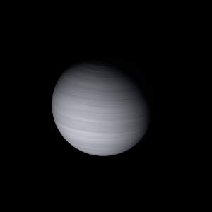 The artist's impression of TOI-3540 b artist's rendition