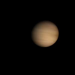 The artist's impression of TOI-3755 b artist's rendition